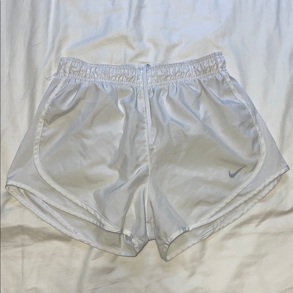 Nike Women's White Athletic Shorts